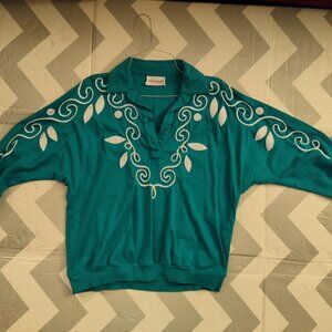 𝅺vintage Pierre Lamonte top Size M